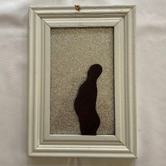 Man and doorknob  mix media - Picture 1 of 7